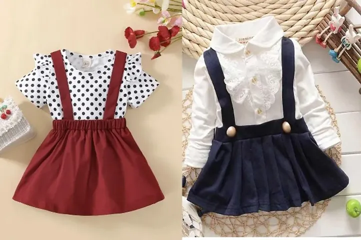 Pack Of 2 Girls Frock &amp; Clothing Set