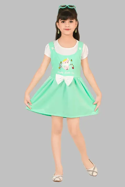 Classic Solid Frock for Kids Girls