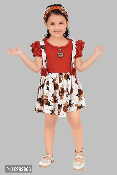 Baby Girls Short/Mid Thigh Casual Dress  (Multicolor, Short Sleeve)