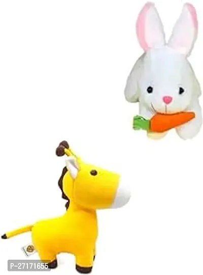 Stylish Toys Combo Of Rabbit With Carrot And Fonex -20Cm