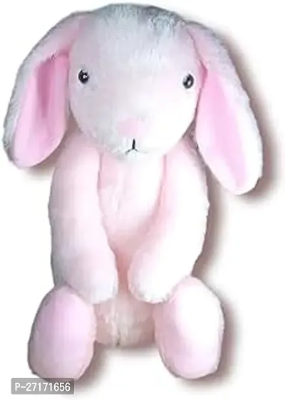 Stylish Floppy Leg Bunny Soft Toy, Sweet Expression, Pink Color Teddy Bear For Unisex Kinds, For Wedding, Perfect For Snuggles And Imaginative Play Size - 40 Cm