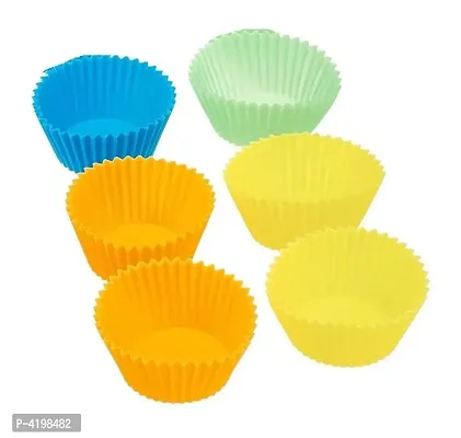 Combo Of 8 Pieces Measuring Cups  Spoon  6 Pieces Of Cupcake Mould-thumb5