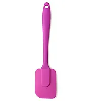 SNR 3 pcs/set Batter Spatula Set Silicone 1pc Spatula Scraper+1pc Brush+1pc Spoon Cake-thumb1