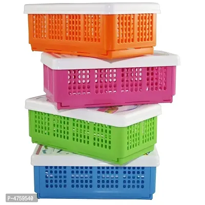 Pack of 4 Flexi Fold Space Saving Multipurpose Boxes