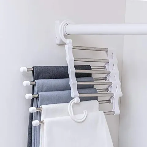 Multifunctional Adjustable Storage Rack Clothes Hanger