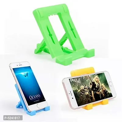 PACK OF 3 Mobile Holder Stand - Adjustable 4 Steps Foldable - for Universal Mobile-thumb0
