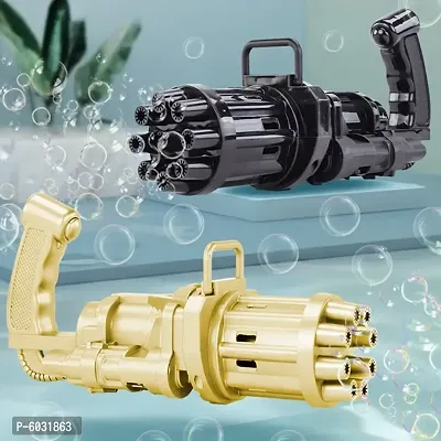 8 Hole Bubble Machine Gun for Kids Cool Toys Automatic Bubble Maker for Boys and Girls-thumb0