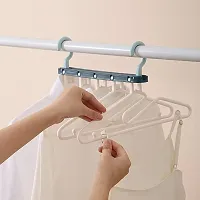 5IN1 Magic Shirt Hanger for Clothes Hanging Space Saving Cloth Organizer-thumb1