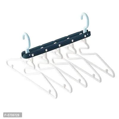 5IN1 Magic Shirt Hanger for Clothes Hanging Space Saving Cloth Organizer-thumb3