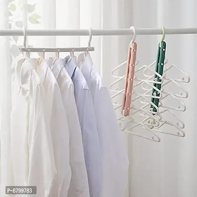 BUY1GET 1FREE 5IN1 Magic Shirt Hanger for Clothes Hanging Space Saving Cloth Organizer-thumb2