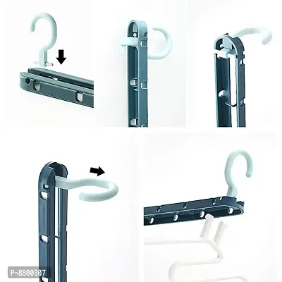 5IN1 Magic Shirt Hanger for Clothes Hanging Space Saving Cloth Organizer-thumb4