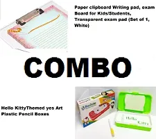 BUY1pcs Hello Kitty Pencil Box ( Multicolor ) GET FREE 1pcs Transparent Writing Pad-thumb1