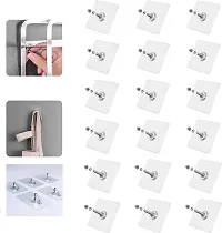 SNR ( pack of 40pcs ) NEW No Drilling Installation Hanging, Waterproof Screws Wall Hook-thumb1