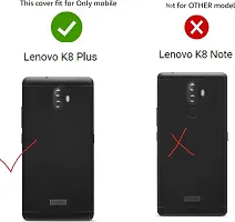 Modern Grip Case Rubber Back Cover For Lenovo Xt19022 , K8PlusBlack-thumb3