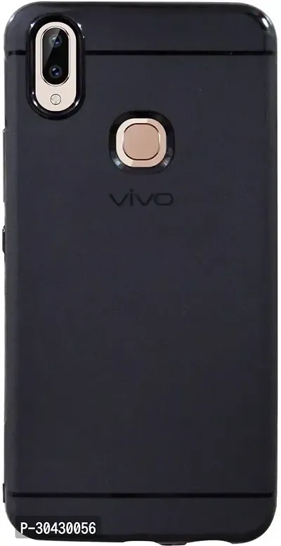 Modern Shock Proof Rubber Back Cover For Vivo V111806,Pd1813F_ExBlack-thumb0