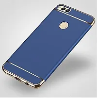 Modern Dual Protection Plastic Back Cover For Oppo Cph1823 , F9 ProNavy Blue-thumb2