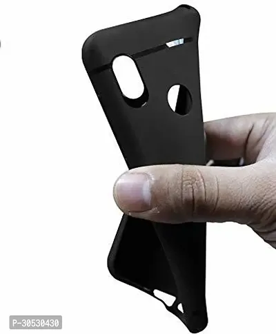 Coverblack Flexible Rubber Back Cover For Vivo Y20GBlack-thumb5