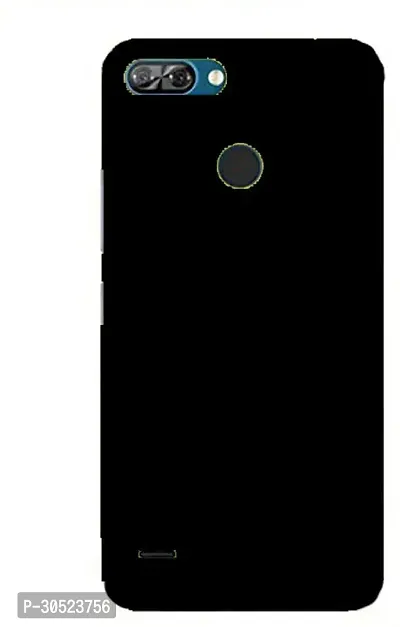 Coverblack Flexible Rubber Back Cover For Itel A46Black-thumb2