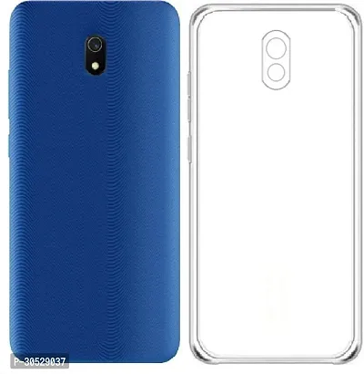 Coverblack Shock Proof Silicon Back Cover For Itel A23 2019 ModelTransparent-thumb0