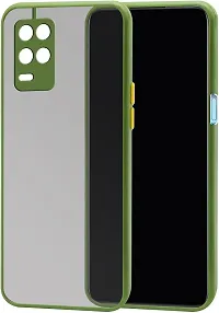 Coverblack Rugged Armor Polycarbonate Back Cover For Realme Rmx3081 ,Realme 8ProGuava Green-thumb4