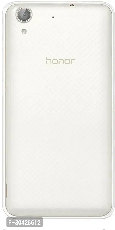 Coverblack Shock Proof Rubber Back Cover For Honor Holly 3Transparent-thumb2