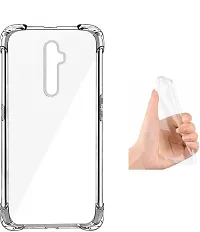 Coverblack Dual Protection Rubber Back Cover For Oppo Reno2Cph1907Transparent-thumb4