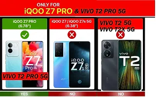 Modern Hybrid Tpu Silicon Back Cover For Vivo V2321 , Vivo T2Pro 5G  Totu-thumb3