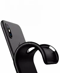 Coverblack Flexible Rubber Back Cover For Vivo 1806 , Vivo_V11Black-thumb2