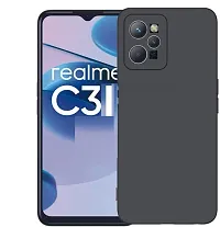 Modern Grip Case Rubber Back Cover For Realme Rmx3501C31 , Realme C31Black-thumb1