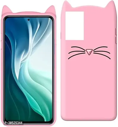 Coverblack Grip Case Silicon Back Cover For Realme 8 5GBaby Pink-thumb0