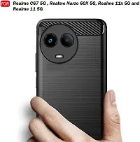 Coverblack Shock Proof Silicon Back Cover For Realme Rmx3782 , Realme_C67Black-thumb4