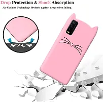 Coverblack Grip Case Silicon Back Cover For Realme 8 5GBaby Pink-thumb3