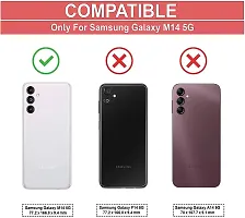 Coverblack Waterproof Rubber Back Cover For Samsung M14 5GSmm146BTransparent Totu-thumb3