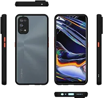 Coverblack Dual Protection Fiber Back Cover For Realme Rmx2121 , X7 Pro 5GRich Black-thumb1