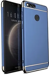 Coverblack Dual Protection Plastic Back Cover For Mi Redmi 6Navy Blue-thumb1