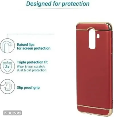 Coverblack Dual Protection Plastic Back Cover For Samsung Galaxy A60Red-thumb4