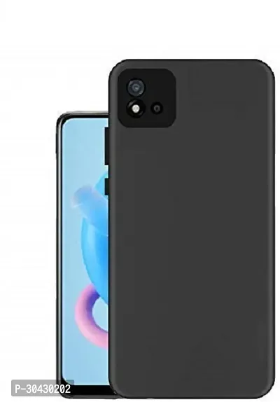 Coverblack Grip Case Rubber Back Cover For Oppo A16KBlack-thumb2