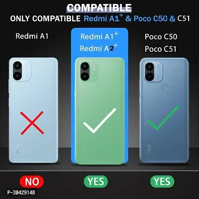 Modern Silicon Back Cover For Mi Redmi A1 Plus  Totu-thumb4