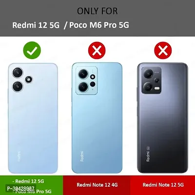 Modern Grip Case Rubber Back Cover For Mi Redmi 12 5G-thumb3