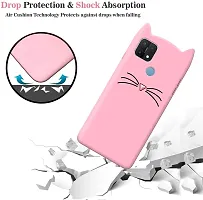 Modern Flexible Silicon Back Cover For Oppo Cph2179 , Oppo_A15SLight Pink-thumb2