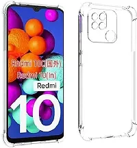 Classy Shock Proof Rubber Back Cover For Redmi 10A SportClear-thumb1