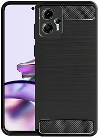 Classy Flexible Rubber Back Cover For Motorola G13-thumb1