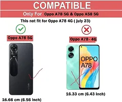 Modern Flexible Rubber Back Cover For Oppo A78 5G-thumb3