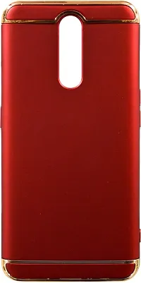 Modern Grip Case Plastic Back Cover For Oppo Cph1911Oppo F11Red-thumb1