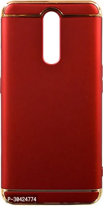 Modern Grip Case Plastic Back Cover For Oppo Cph1911Oppo F11Red-thumb2