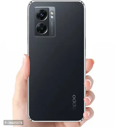 Coverblack Shock Proof Rubber Back Cover For Oppo A77STransparent-thumb0