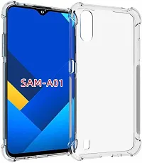 Modern Dual Protection Rubber Back Cover For Samsung Galaxy A01 2020 Edi  Totu-thumb1