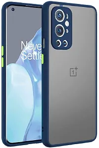 Coverblack Camera Bump Protector Polycarbonate Back Cover For Oneplus 9 Pro 5GBlue-thumb1