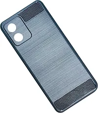 Coverblack Flexible Rubber Back Cover For Motorola E13Black-thumb1