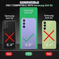 Modern Dual Protection Silicon Back Cover For Samsung A34 5GSma346E  Totu-thumb3